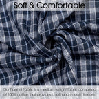 Pico Textiles 10 Yards Bolt Blue Tartan Plaid Flannel Fabric - Image 2