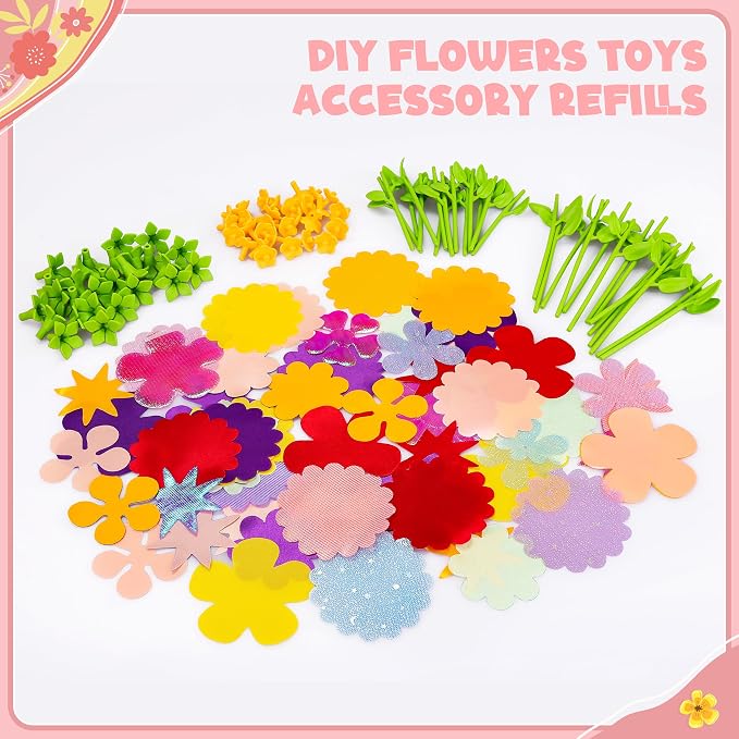 Toyly DIY Fabric Flower Bouquets Toys Accessories - Image 2