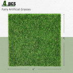 Shindel 4 Packs Fake Grass Decor - Image 2