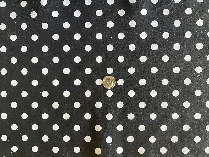 Valentina Textile inc Small Polka Dot Poly Cotton Multi-Colors 60" Wide - Image 2