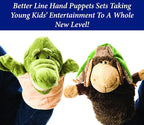 Animal Hand Puppets Set for Kids & Adults - Image 2
