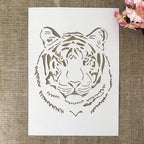 TIAMECH A4 Reusable Tiger Head Stencil - Image 2