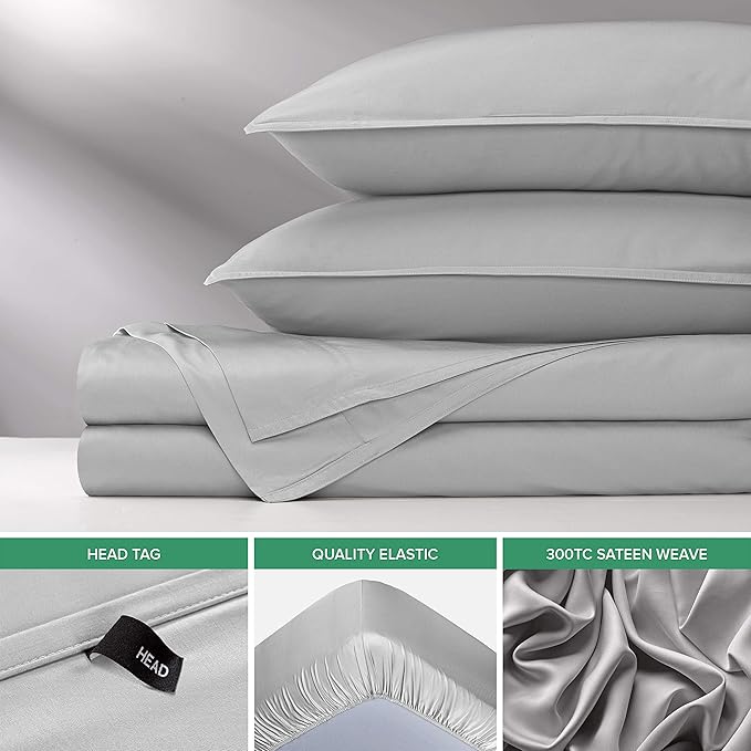 Pure Bamboo Twin Sheets, Genuine 100% Organic Viscose Derived from Bamboo Bed - Image 6