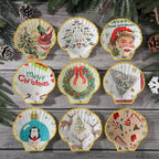 Halloscume 12 Set Christmas Scallop Shells - Image 4