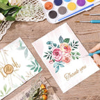 Prudiut 50 Sheets Cotton Watercolor Paper, 5 x 7 inches, 300 GSM, Deckled Edge - Image 6