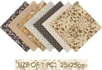 AUEAR, 35 Pack Cotton Print Fabric Bundle Squares 10"x10" Quilting Sewing - Image 2