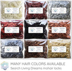 REAL MOHAIR LOCKS. Organic Natural White Wool Fiber - Image 4