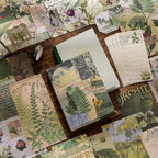 Scrapbooking Supplies Kit, Vintage Botanical Aesthetic Scrapbook Kit - Image 8