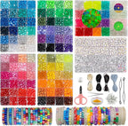 HardyGuo 6 box pony beads kit kandi 6x9mm Kandi Beads by Unknown