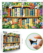 MINIWAN Wildflowers Vintage Book 500 Piece Puzzle - Image 2