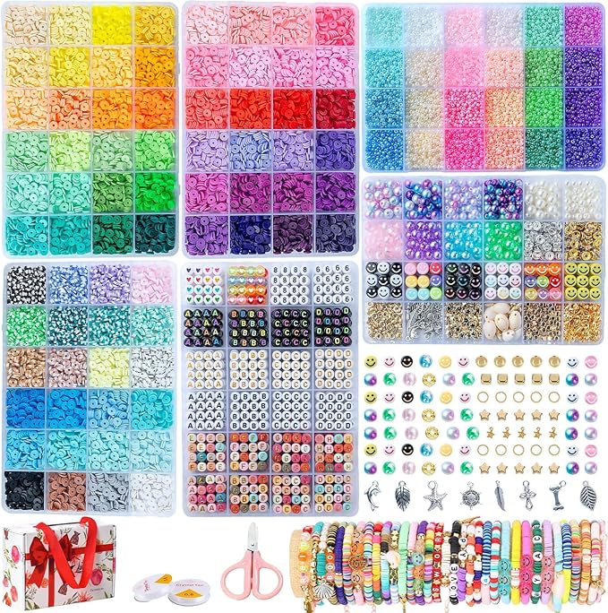 SJZWSD 6-Box Friendship Bracelet Making Kit by SJZWSD