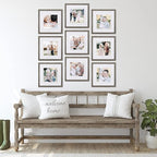 Sheffield Home 9 Piece Gallery Wall Frame Set, 12x12 Inch - Image 6