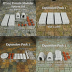 Dungeon Walls 40pcs 28mm Miniature RPG Terrain Modular System DND Terrain - Image 3