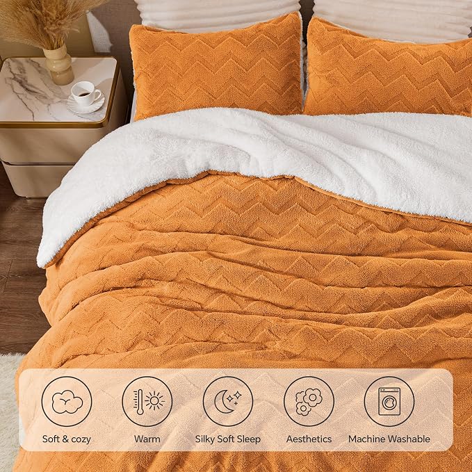 BEDELITE Fluffy King Size Comforter Set - Image 6