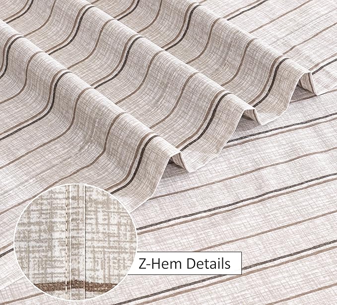 RUVANTI 100% Cotton Sheets – California King Percale Bedding, Cooling & - Image 4