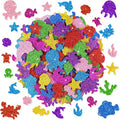 744PCS Glitter Foam Stickers, Colorful Sea Animal Stickers, Self-Adhesive Foam by Unknown