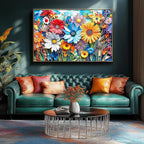 MINIWAN 500 Piece Puzzle for Adults, Colorful Wildflowers Jigsaw Puzzles | - Image 4