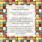 100% Cotton Fabric by the Yard – Turkish Quality Quilting & Sewing Fabric - Image 4