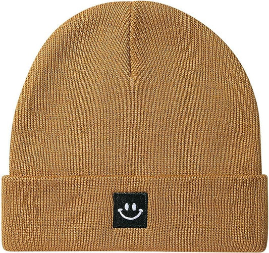 Baby Beanie Knit Ski Hat with Cute Face for Girls Boys 0-7 Years