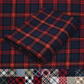 Pico Textiles 4 Yards Bolt Blue and Red Tartan Plaid Flannel Fabric by PicoTextiles