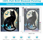 Meothan 5D Black Cat Diamond Art Kits - Image 3