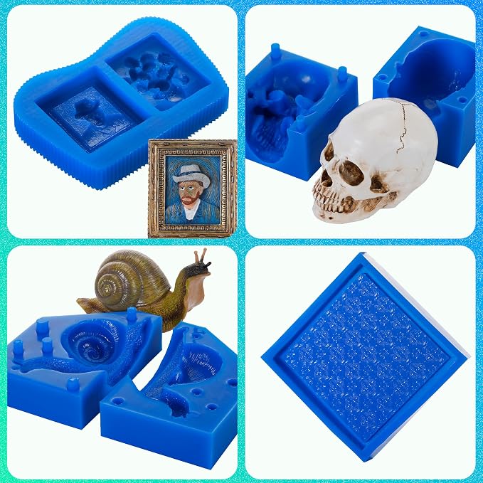 BBDINO Silicone Mold Making Kit 30A 4.4 lbs Translucent, High Strength Liquid - Image 9