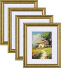 eletecpro 8x10 Vintage Picture Frame, Glass Cover, Horizontal or Vertical by eletecpro