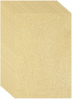 PATIKIL Light Gold Shiny EVA Glitter Foam Sheet 11 x 8 Inch 2mm Thick by PATIKIL