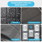 40 Pack 720 Pockets Trading Card Binder Sleeves 11 Holes Fit, Acid-free - Image 2