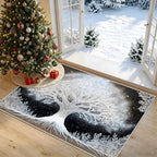 Tree of Life Faux Cashmere Non-Slip Rug, 15.7 x 23.6 Inches, Bathroom Dry Area - Image 8