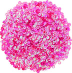 Mandala Crafts 6mm Cup Round Hot Pink Sequins - Image 2