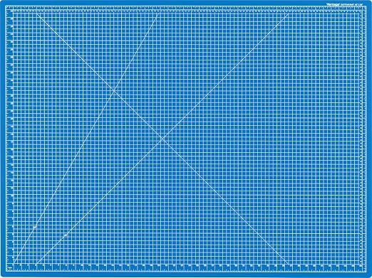 Dahle Vantage 10694 Premium Self-Healing Cutting Mat, 1/2" Grid, 5 Layers by Dahle