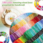 LOVIMAG Embroidery Thread Floss, 180p Colors, Sewing Kit | Friendship Bracelet - Image 5