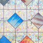 ADD.HERES Window Privacy Film, Stained Glass Decorative Static Cling, Removable - Image 9