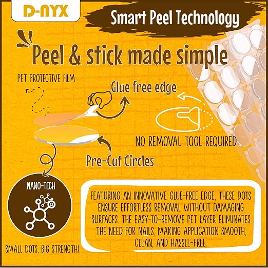 Double Sided Tape Sticky Dot Stickers 280, 550 or 700 Pack Removable Putty No - Image 3