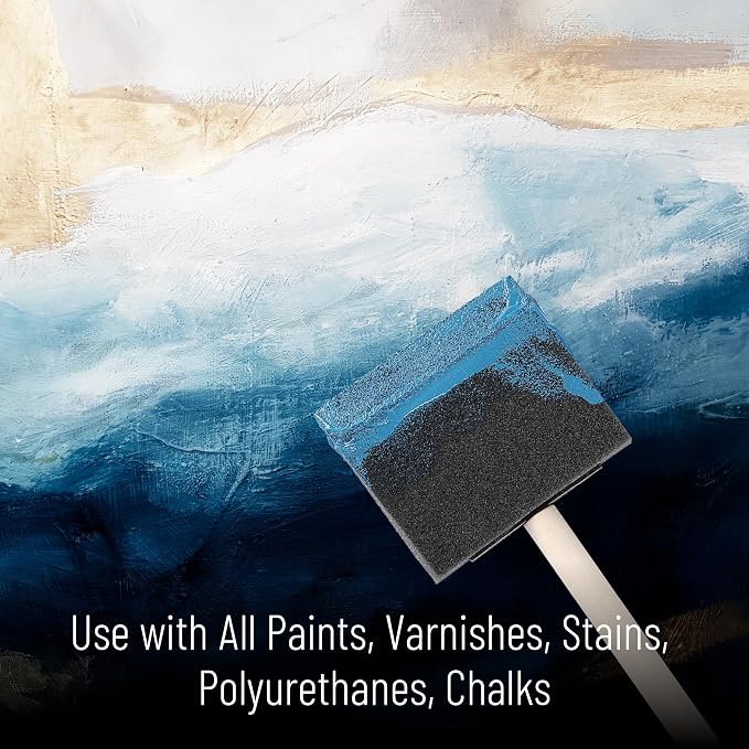 Bates- Foam Paint Brushes, 50 Pack, Sponge Paint Brush - Image 6