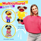 4E's Novelty Multicultural Hand Puppets - Image 5