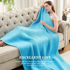 L'AGRATY Knitted Weighted Blanket - Image 7