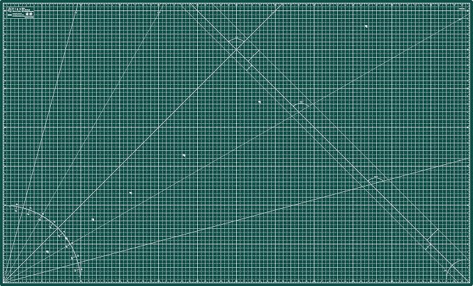 Elan Cutting Mat 36x60 Green, Extra Large Self Healing Cutting Mat 36 x 60 Inch by Elan