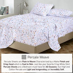 RUVANTI 100% Cotton Sheets – King Size Percale Bedding, Cooling & Breathable - Image 6