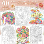 Kalysky 3 Pack Adult Coloring Books - Image 2