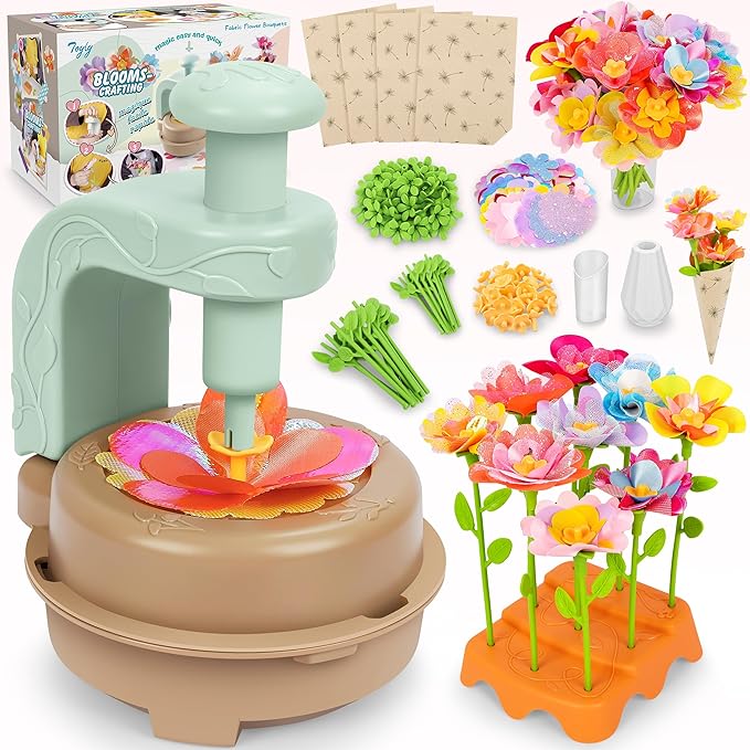 Fabric Flower Bouquets Toys, DIY Craft Kits Toys by Toyly