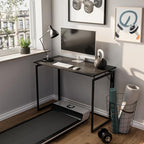 alawooder 31.5" Folding Desk: No Assembly, Wood Top - Image 4