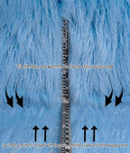 Fabric Empire 2.3oz Faux Fur Curly Yak Fabric 3.5" Long Pile Japanese Yarn/Sold - Image 2