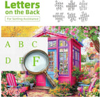 MINIWAN 500 Piece Pink Garden Greenhouse Jigsaw Puzzle - Image 3