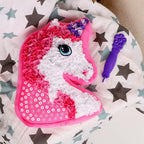 ORB PlushCraft Unicorn Pillow, Fabric by Number Art & Crafts, Ages 5 and Up - Image 5