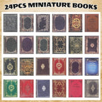 DERAYEE 24PCS Miniatures Dollhouse Books - Image 4