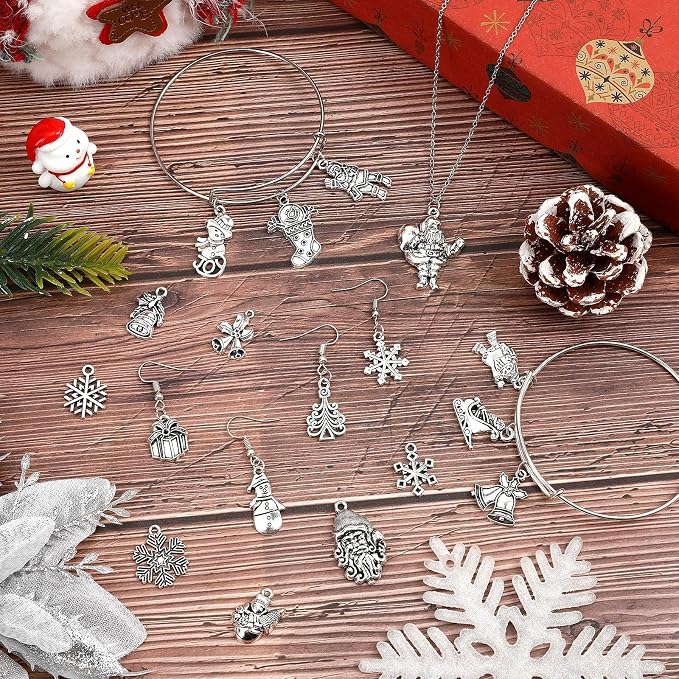 MARFOREVER 120Pcs Christmas Charms - Image 4