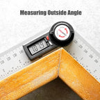 GemRed 82305 Digital Angle Finder Protractor-Stainless steel | white&red button - Image 4