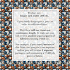 100% Cotton Fabric by the Yard – Turkish Quality Quilting & Sewing Fabric - Image 4